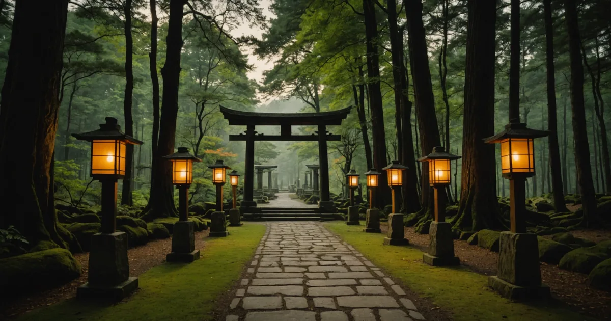 Crowded Japanese tourism landmark with foreign visitors