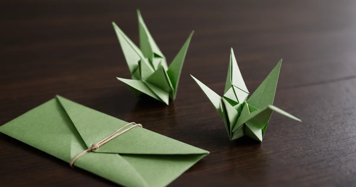 Messaging and hospitality concept with traditional Japanese aesthetic
